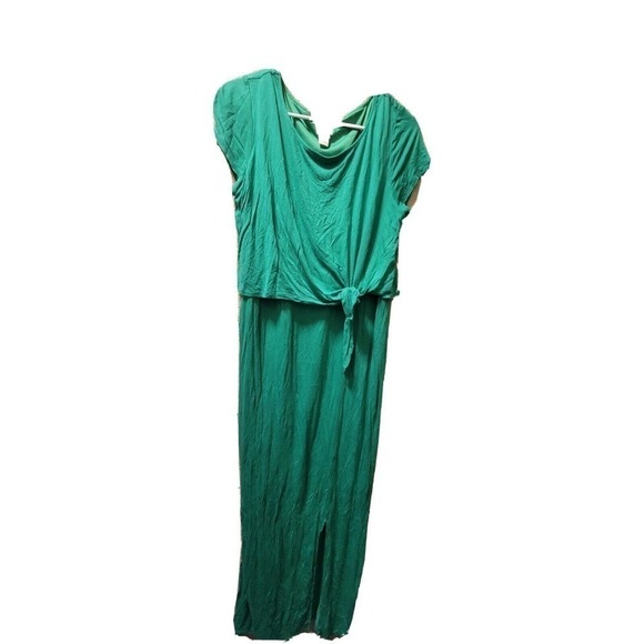 Chicos Popover Paige Maci Dress, Green Size 2 (Medium) - Picture 1 of 5